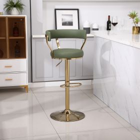 Bar Stools with Back and Footrest Counter Height Dining Chairs (1PCS/CTN)