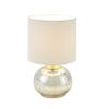 Saxony Metallic Glass Table Lamp