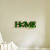 HOME Letter Art Moss Wall Decor