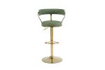 Bar Stools with Back and Footrest Counter Height Dining Chairs (1PCS/CTN)