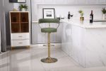 Bar Stools with Back and Footrest Counter Height Dining Chairs (1PCS/CTN)