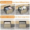 4 pieces with handle fabric storage box, foldable cube storage box, shelf storage basket, storage box for finishing the wardrobe box