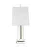 ACME Noralie Table Lamp, Mirrored & Faux Stones 40223