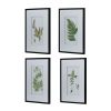 Set of 4 Botanical Black And White Fern Wall Art , Wall Decor for Living Room Dining Room Entryway, 20" x 28"