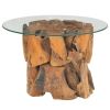 Coffee Table Solid Teak Driftwood 23.6"