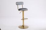 Bar Stools with Back and Footrest Counter Height Dining Chairs 2pcs/ctn