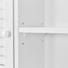 Home Over-The-Toilet Shelf Bathroom Storage Space Saver with Adjustable Shelf Collect Cabinet