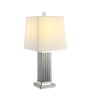 ACME Noralie Table Lamp, Mirrored & Faux Stones 40220