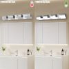 Modern Bathroom Vanity Lighting 4-Light LED Vanity Lights Over Mirror Bath Wall Lighting