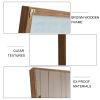 Black Solid Wood Frame Full-length Mirror;  Dressing Mirror;  Bedroom Home Porch;  Decorative Mirror;  Clothing Store;  Floor Mounted Large Mirror;  W