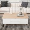 5 Pieces Lift Top Coffee Table Set with Storage Convertible Dining Table with Ottomans