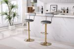 Bar Stools with Back and Footrest Counter Height Dining Chairs 2pcs/ctn