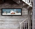 Trendy Decor 4U "Winter on The Farm" Framed Wall Art, Modern Home Decor Framed Print for Living Room, Bedroom & Farmhouse Wall Decoration by Billy Jac