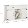 Kitchen Coffee Bar Cabinet White