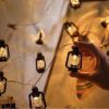 Retro Kerosene Bottle LED String Lights, Atmosphere Light Hanging Lights For Wall Party Wedding Room Home Kitchen Indoor & Outdoor Decoration