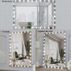 Hollywood LED Full Body Mirror with Lights Extra Large Full Length Vanity Mirror with 3 Color Mode Lights, Vertical Horizontal Hanging Aluminum Mirror