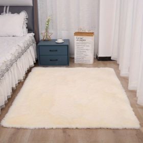 1pc, Soft Plush Area Rugs for Bedroom and Living Room - Fluffy and Fuzzy Shag Shaggy Carpet - Perfect for Kids, Girls, Boys, and Home Decor - 120x160c (Color: Cream Color, size: 47.24*62.99inch)