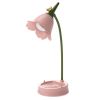 Cute LED Desk Lamp, Kawaii Flower Bird Table Lamp USB Rechargeable