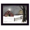 Trendy Decor 4U "Light in the Stable" Framed Wall Art, Modern Home Decor Framed Print for Living Room, Bedroom & Farmhouse Wall Decoration by Billy Ja