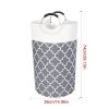 82L Laundry Basket Portable Foldable Home Laundry Storage Bag Cotton Hamper For Kids Toys Storage Dirty Clothes Basket Bag