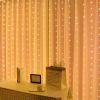 300 LED Curtain Lights, Twinkle Fairy Lights for Wedding, Christmas and Home Decor