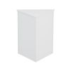 Triangle Bathroom Storage Cabinet with Adjustable Shelves;  Freestanding Floor Cabinet for Home Kitchen