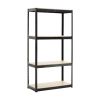 Storage Shelves - 4 Tier Adjustable Garage Storage Shelving;  Heavy Duty Metal Storage Utility Rack Shelf Unit for Warehouse Pantry Closet Kitchen